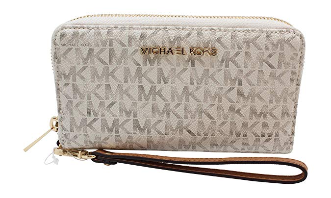 Michael Kors Jet Set Travel Large Flat Multifunction Phone Case Wristlet