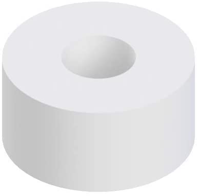 Nylon Spacer 1/4" Thick, 1/2" OD 0.194" ID, 50 Pack for VEX Robotics