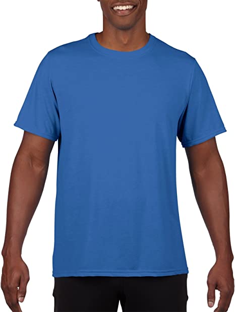 Gildan mens 100% Polyester Moisture Wicking Performance T-shirt