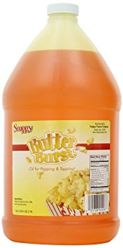 Snappy Popcorn Butter Burst Oil , 1 gallon( 128 fl oz )