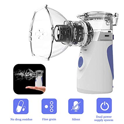 Portable Mini Inhaler Machine Handheld Travel Steam Compressor Humidifier Personal Vaporizer Cool Mist Inhaler Kits for Adults & Kids,Travel and Home Daily Use