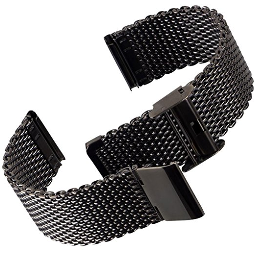 Geckota Stainless Steel Watch Strap Milanese Mesh