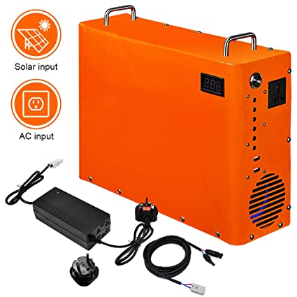 ECO-WORTHY 1000W Portable Suitcase Generator 1kW·h LiFePO4 Battery with AC/DC Charge for Energy Storage Commercial Lighting System Power Station Emergency