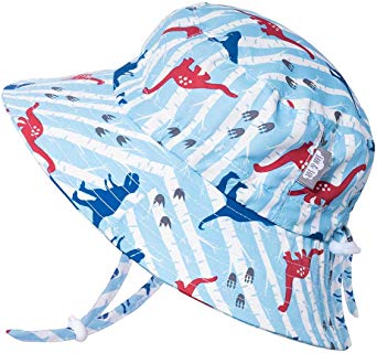 JAN & JUL Kids Aqua-Dry Sun-Hat, 50 UPF, Adjustable Straps, for Baby and Toddler, Girl or Boy