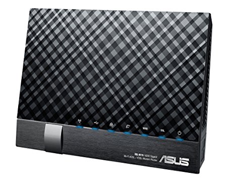 ASUS DSL-N17U N300 Wireless VDSL/ADSL 2  Gigabit Modem Router, Dual USB Ports for Media Server, 3G/4G Support, Annex A/B/I/J/L/M