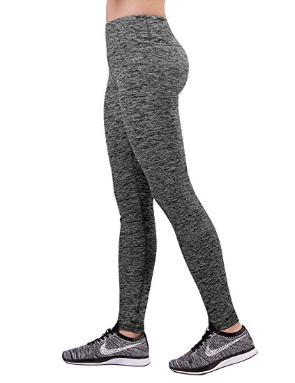 ODODOS Power Reflex Yoga Pants Tummy Control Workout Running 4 way Stretch Yoga Pants With Hidden Pocket