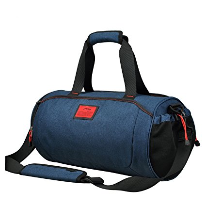 Cool NEW! Mixi Duffel Style Carry On Sports Travel Bag with Shoulder Strap, Zippered Compartments