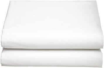 Cathay Luxury Silky Soft Polyester Single Fitted Sheet, Twin Size, White