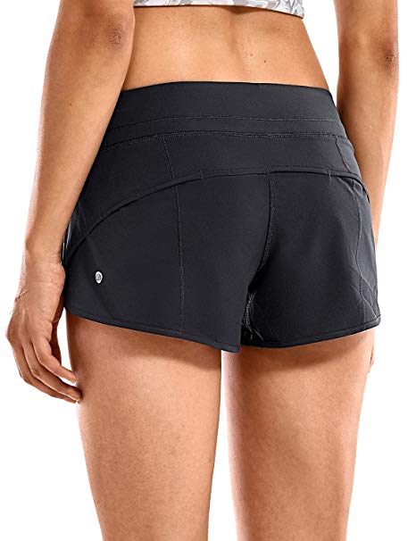 CRZ YOGA Women's Workout Sports Active Running Shorts - 2.5 Inches