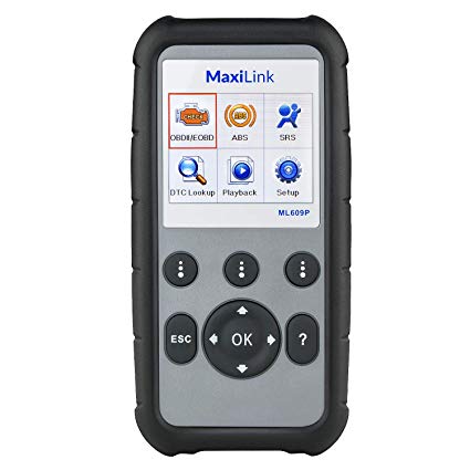 Autel MaxiLink ML609P CAN OBD2 Scanner Car Code Reader and Diagnostic Tool Work on ABS,SRS,Turns Off Engine Light (MIL)