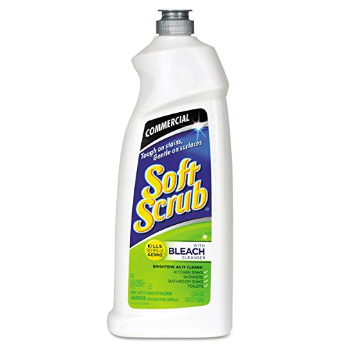 Soft Scrub 15519CT Commercial Disinfectant Cleanser w/Bleach, 36oz Bottle, 6/CT