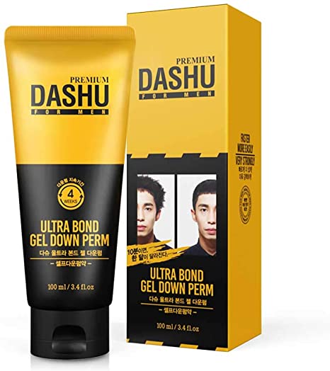 DASHU Premium Ultra Bond Gel Down Perm for Men 3.5oz – Helps tame frizzy hair