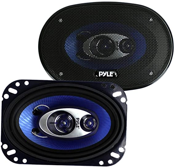 Pyle PL463BL 4-Inchx6-Inch 240W Three-Way Speakers