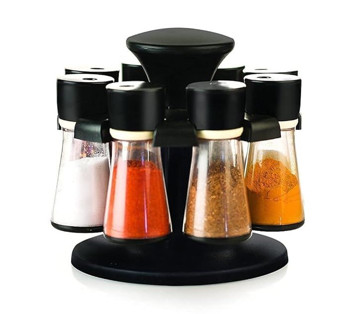 FREAKERS Spice Rack 8 In 1, Masala Daani, Spice Container Set