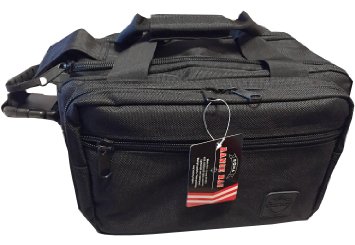Roma Safeguard Deluxe Padded Tactical Lockable Range Bag   Bonus Pistol Case