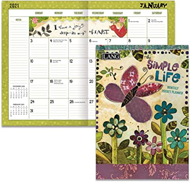 LANG Simple Life 2021 Monthly Pocket Planner (21991003166)