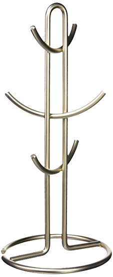 Spectrum Euro Mug Holder, Satin Nickel