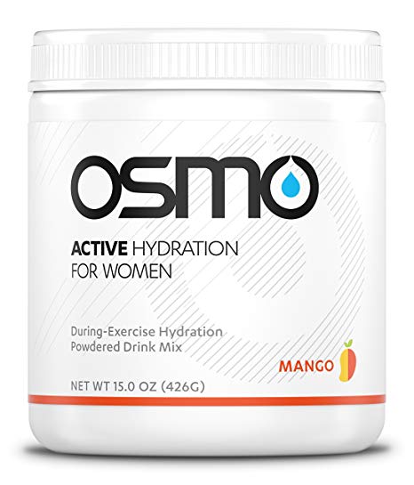 OSMO Nutrition - Active Hydration For Women - During-Exercise Hydration Powdered Drink Mix - Avoid Premenstrual Performance Decline - Improve Power Output & Endurance - Mango - 40 Serving Tub