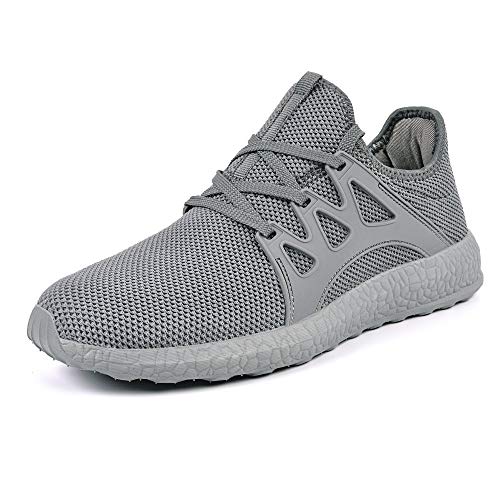 ZOCAVIA Mens Sneakers Ultra Lightweight Breathable Mesh Street Sport Gym Running Walking Shoes