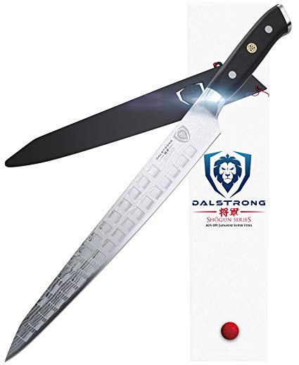 DALSTRONG Sujihiki Slicer Knife - 10.5" - Shogun Series - AUS-10V Japanese Super Steel - w/Sheath