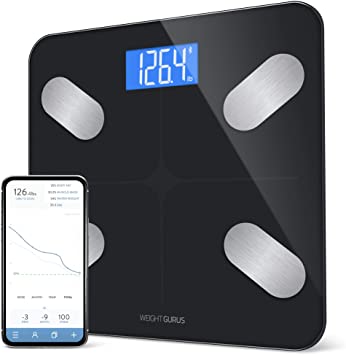 GreaterGoods Smart Body Fat Body Composition Scales, Free Service Help Desk Included (Black Bluetooth), Version 1.0