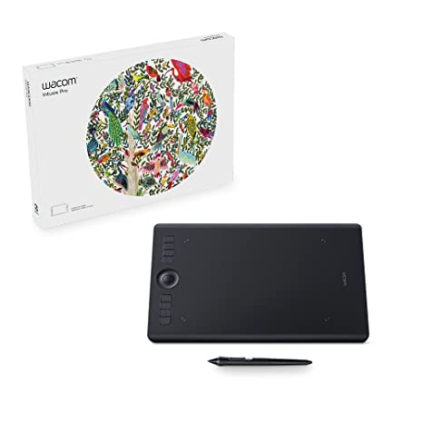 Wacom Intuos Pro PTH660 Medium Graphics Input Tablet (Black)