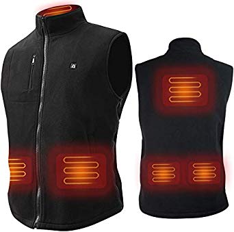 ARRIS Heated Vest for Men, 7.4V Electric Size Adjustable Heating Vest for Hunting, Camping, Fish Suitable for Men and Women