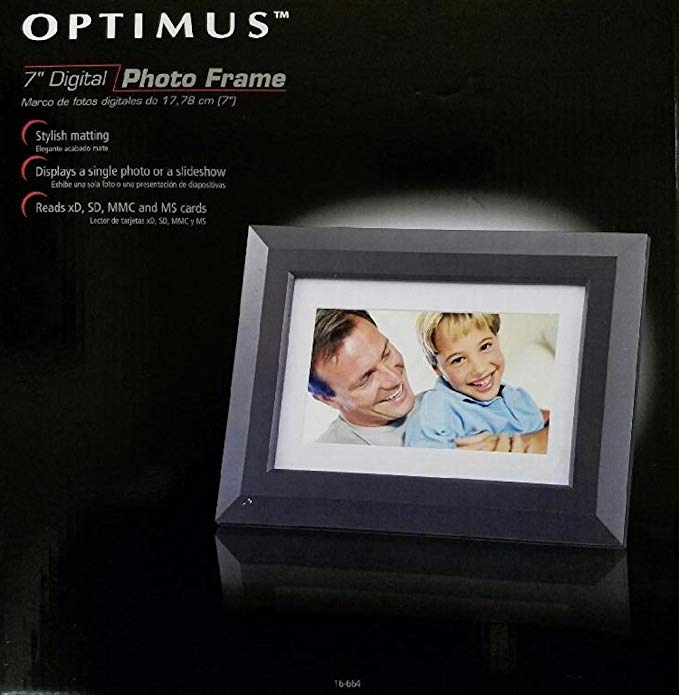 Optimus 7- Inch Digital Photo Frame