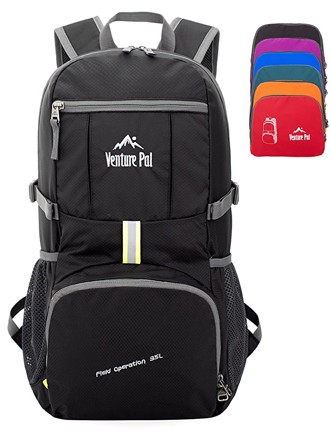 Venture Pal 35L Travel Backpack - Packable Durable Lightweight Hiking Backpack Daypack