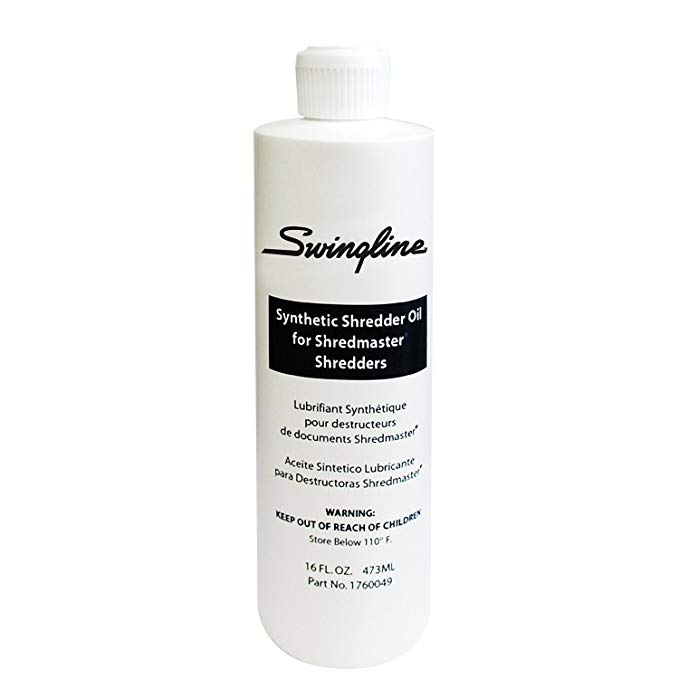 Swingline Shredder Oil, 16 oz., .473ml Bottle (1760049)