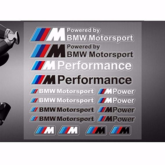 M Performance Car Sticker Vinyl Decal For BMW Motorsport