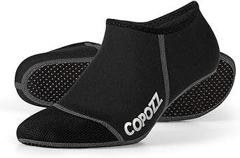 COPOZZ Dive Water Socks，3mm Neoprene Diving Socks Anti-slip Thermal Fin Socks for Swimming Snorkeling Surfing Kayaking