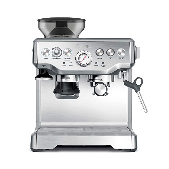 Breville Barista Express Espresso Machine, Brushed Stainless Steel BES870BSS