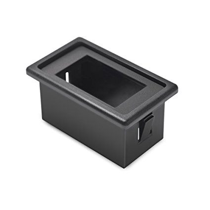 MicTuning MH001 Rocker Switch Holder Panel Housing Kit (Fireproof ABS Plastic Black), 1 Pack