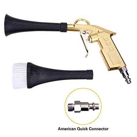MLADEN Car Cleaning Gun High Pressure Air Blow Gun Dry Cleaning Tool Dust Water Remover Detailing Tool for Air Compressor with Improved American Quick Connector