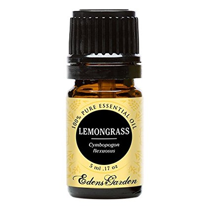 Lemongrass 100% Pure Therapeutic Grade Essential Oil by Edens Garden- 5 ml