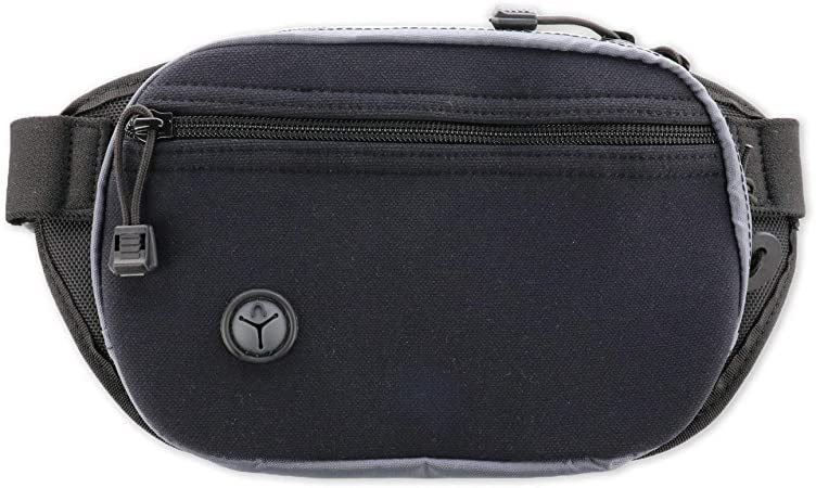 Galco Fastrax Pac Waistpack Ambidextrous - Compact - Gray/Black