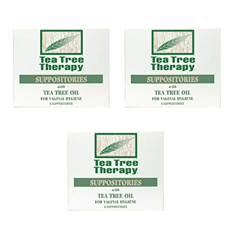 Tea Tree Suppository Tea Tree Therapy (3-Pack of 6)