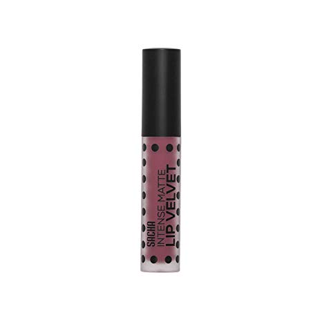 Intense Matte Lip Velvet by Sacha Cosmetics, Long Lasting Liquid Lipstick Lip Color Makeup, Best Lip Stain Tint Stick, 0.17 oz, Leading Lady