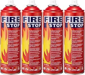 Fire Extinguisher for Home - 8-in-1 Multipurpose Extinguishing Aerosol Spray - Portable Boat & Prevent Reignition Water Based Fire Extinguisher - House, Kitchen, Car,Truck (1) (1)