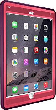 OtterBox DEFENDER SERIES Case for iPad Air 2 - Frustration Free Packaging - CRUSHED DAMSON (BLAZE PINK/DAMSON PURPLE)