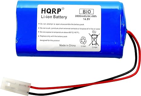 HQRP Battery Сompatible with BOBSWEEP Bob Standard, Bob PetHair, Junior WJ540011, Pet Hair Plus 2.0 WPP56002 Robotic Robot Vac Vacuum Cleaner