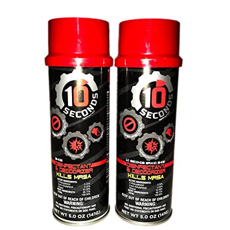 10-Seconds Deodorant & Disinfectant (Pack of 2) by 10-Seconds