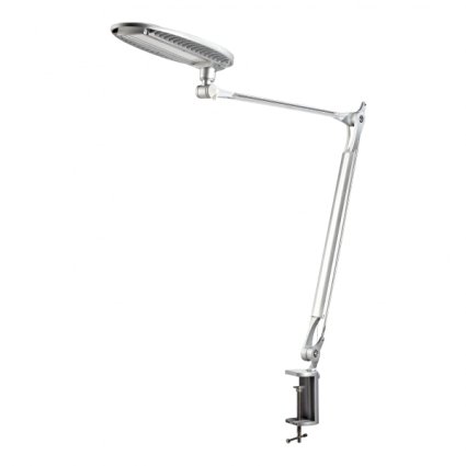 OxyLED Smart T4 Professional Architect Swing / Adjustable Arm, Stepless Dimming Touch Control, Giant Eye-care 12w LED Desk Lamp (4000k Warm White, Best for Home Office, Art Workshop, Showrooms, Bookstores)