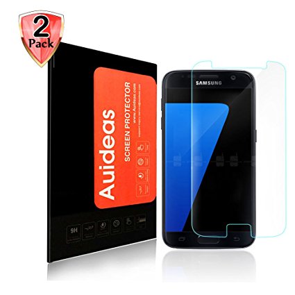 Samsung Galaxy S7 Screen Protector,Auideas Samsung Galaxy S7 Screen Protector Tempered Glass Screen Protector for Samsung Galaxy S7 Screen Protector [2-Pack]