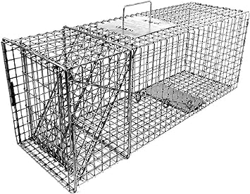 Tomahawk Live Trap - Model 108.1 - Original Series Rigid Live Trap with one Trap Door - 32x10x12 for Raccoon, Feral Cat, Badger, Woodchuck, Armadillo Sized Animals