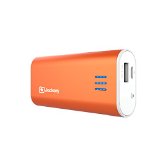 Jackery Bar External Battery Charger - Portable Charger and Power Bank for iPhone 6s 6s Plus 6 Plus 5 iPad Air iPad Pro Samsung Galaxy S6 S5 and Other Smart Devices - 6000 mAh Orange
