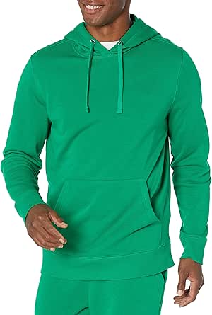 Amazon Essentials Men's Lightweight Long-Sleeve French Terry Hoodie (Available in Big & Tall)