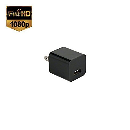 SpygearGadgets® 1080P HD Mini USB Wall Charger Hidden Spy Camera / Nanny Cam | 32GB Internal Memory | 1 Year Warranty (Model SG-HC240)
