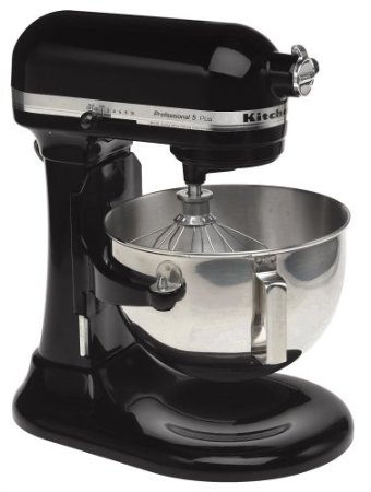 KitchenAid KV25GOXOB Professional 5 Plus 5-Quart Stand Mixer, Onyx Black [Discontinued]